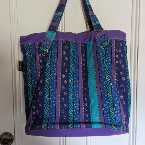 Laurel Burch Cotton Canvas Tote Very Gently Used - Picture 2 of 9